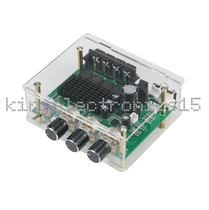 TPA3116D2 Stereo Amplifier Audio Board 80WX2 Digital Amp Sound Preamplifier Tone