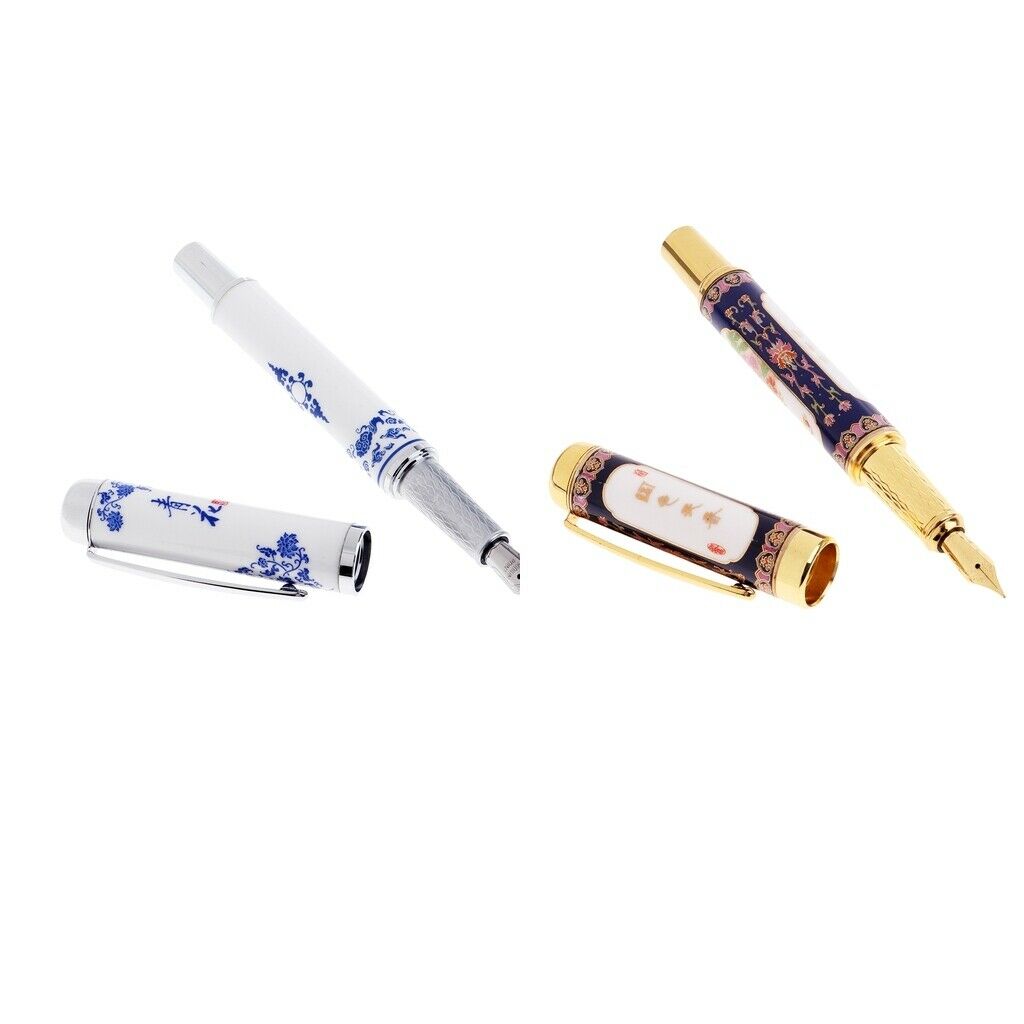 0.5mm Smooth Writing Fountain Pen Ceramic Holder for Student Supplies