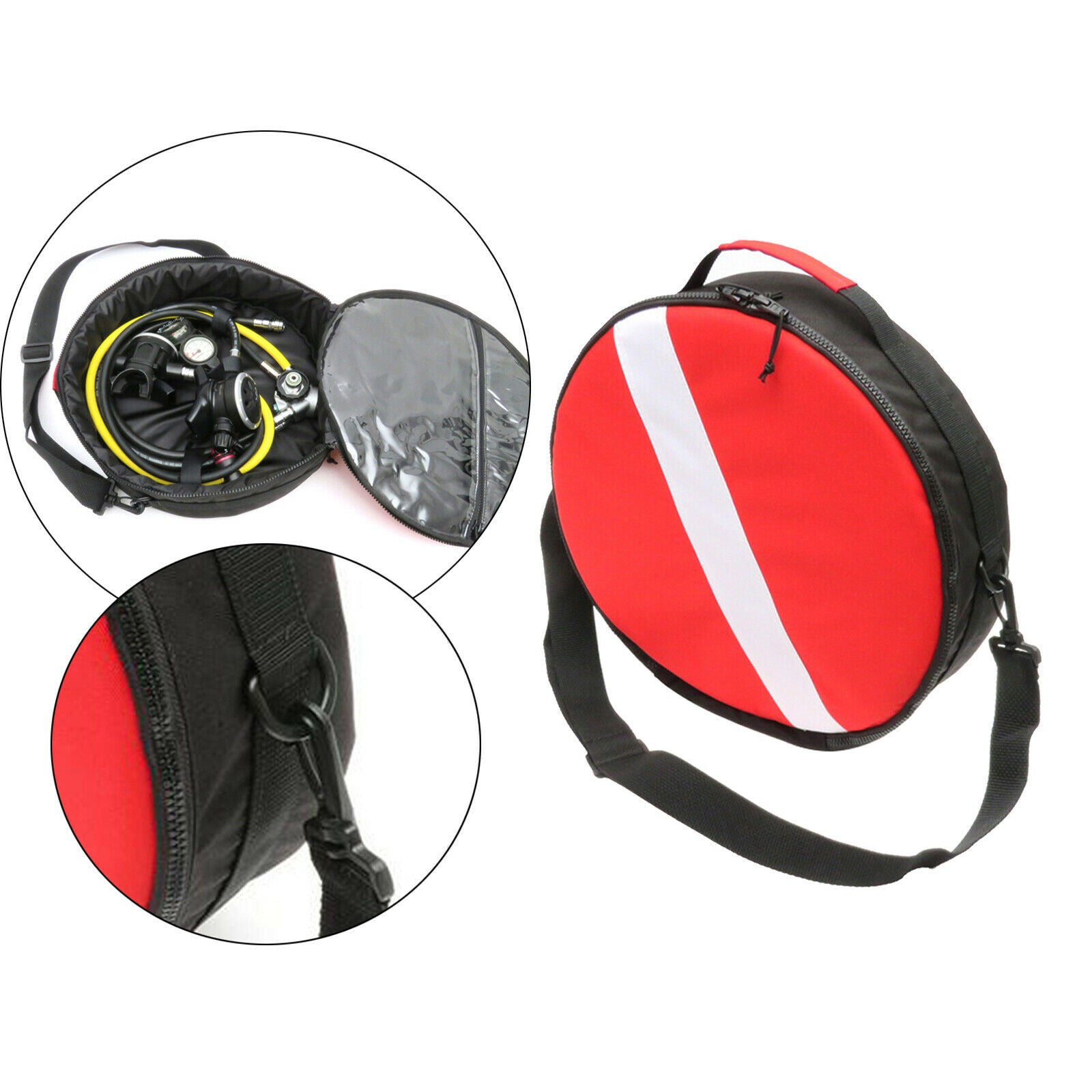 Professional Scuba Regulator Gear Bag Dive Flag Bag with Shoulder Strap