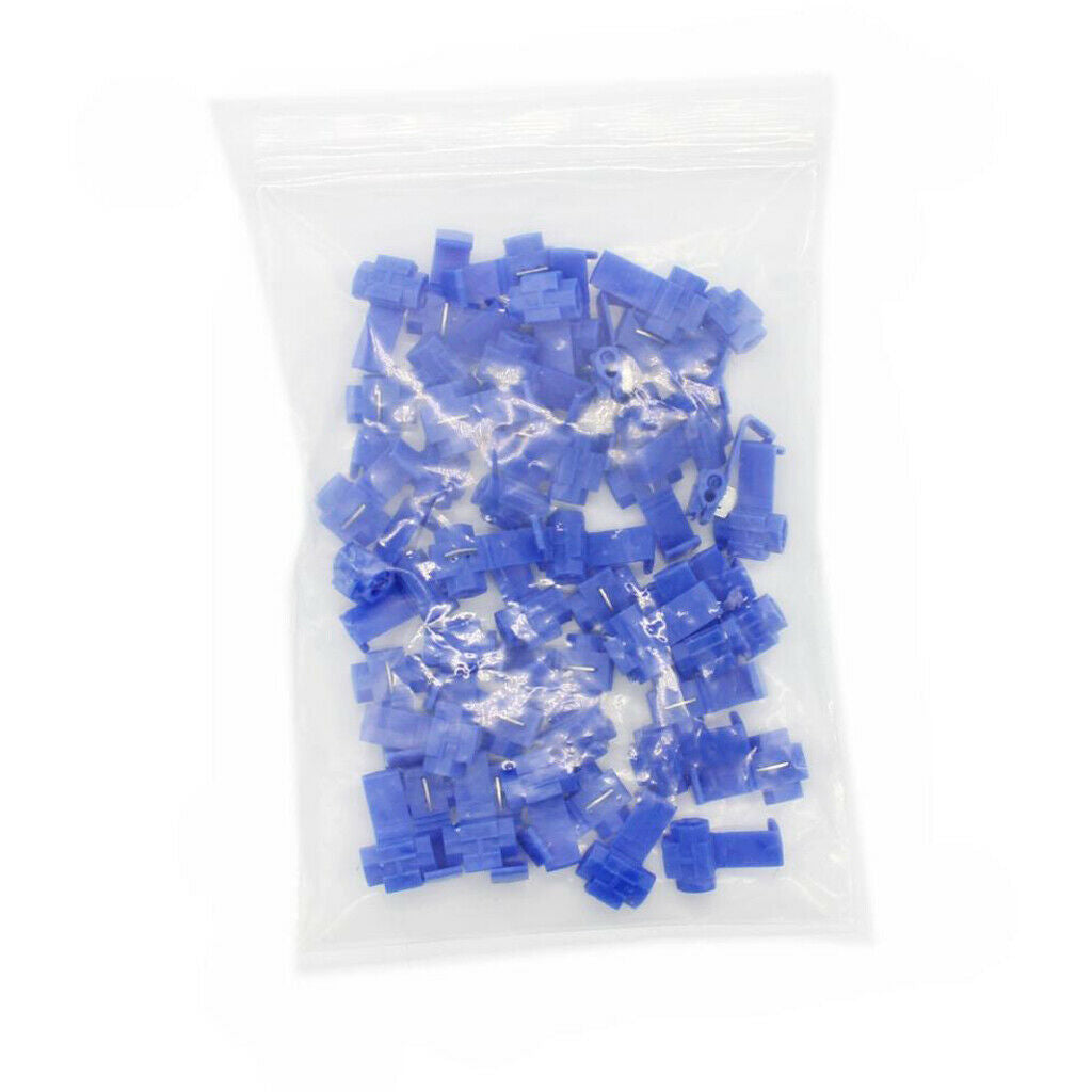 50Pieces Electrical Quick Splice Cable Connector Lock 14-16AWG Wire Terminal