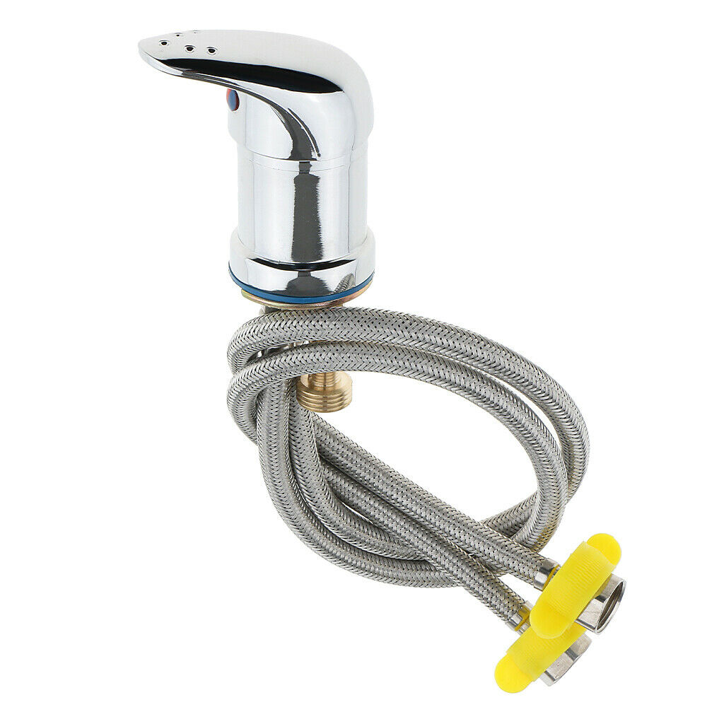 Shampoo Faucet Spray Hose Attachment Set Beauty Salon Equipment Kit 60cm