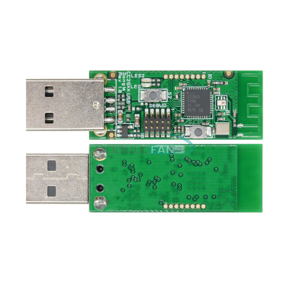 5PCS Wireless CC2531 Sniffer Bare Board Protocol Analyzer USB Dongle Module