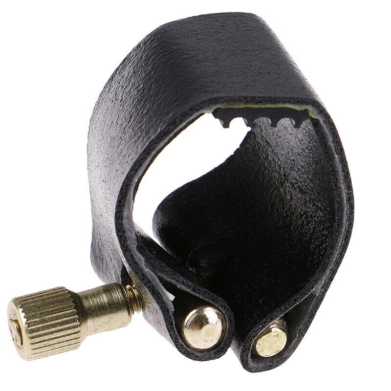 Artificial Leather Alto Sax Ligatures Fastener For Alto Sax Rubber Mouthpiece_DD