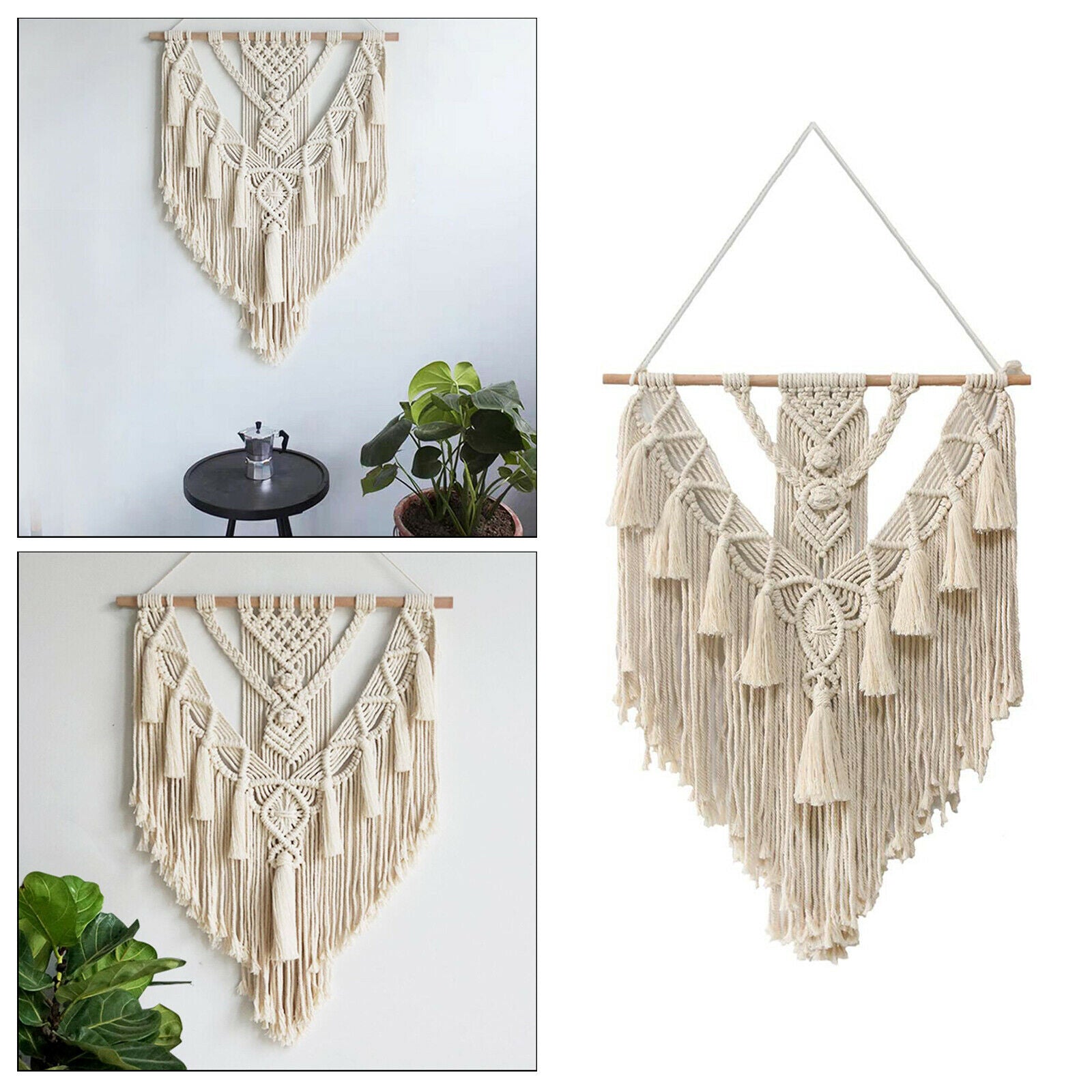 Chic Woven Macrame Boho Tapestry Gift Nursery Wall Hanging Room Decor Art