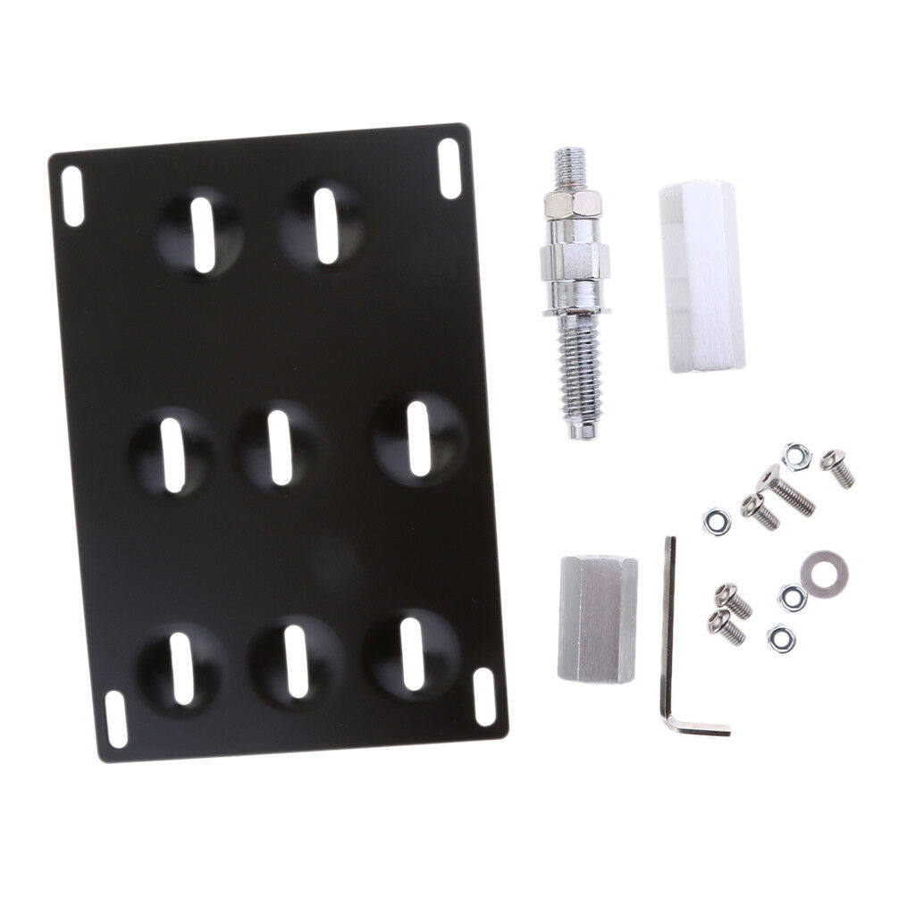 Powder Coated Car Tow Hook License Number Plate Holder Bracket for BMW 1 3