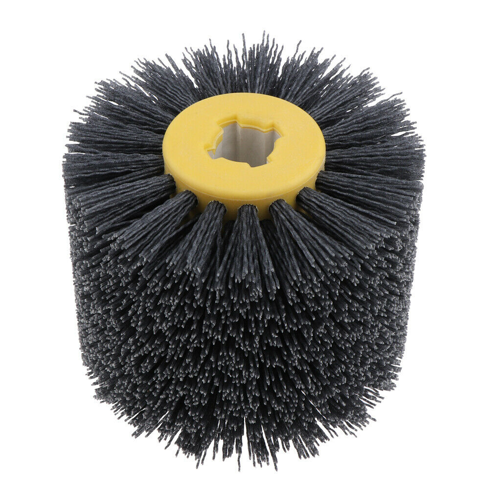 2x 180/240 Grit Abrasive Wire Drawing Wheel Burnishing Polishing Wheel