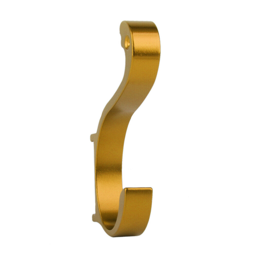 Space Alumimum Home Door Wall-mounted Hat Clothes Towel Hook Hanger Golden