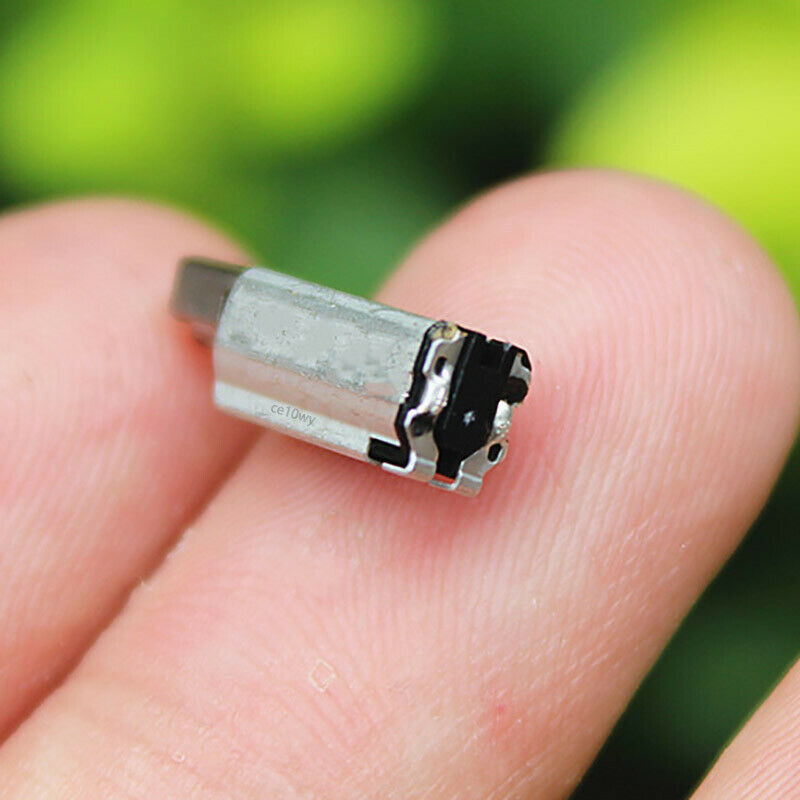 2x 5mm Vibration Motor DC 1.5V-3.7V Electric Motor Vibrator for Mobile Phone DIY