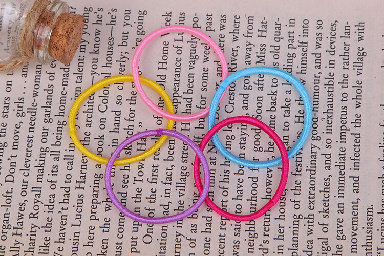 100X Multi Baby Kids Girl Elastic Hair Bands Ponytail Holder Head Rope Ties