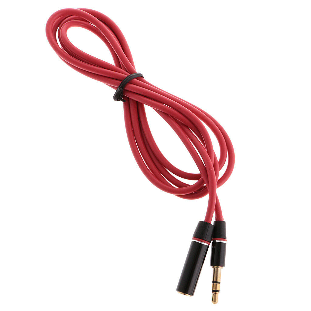 4ft 3.5mm 1/8" Stereo Audio Aux Headphone Extension Cable Cord M to F MP3
