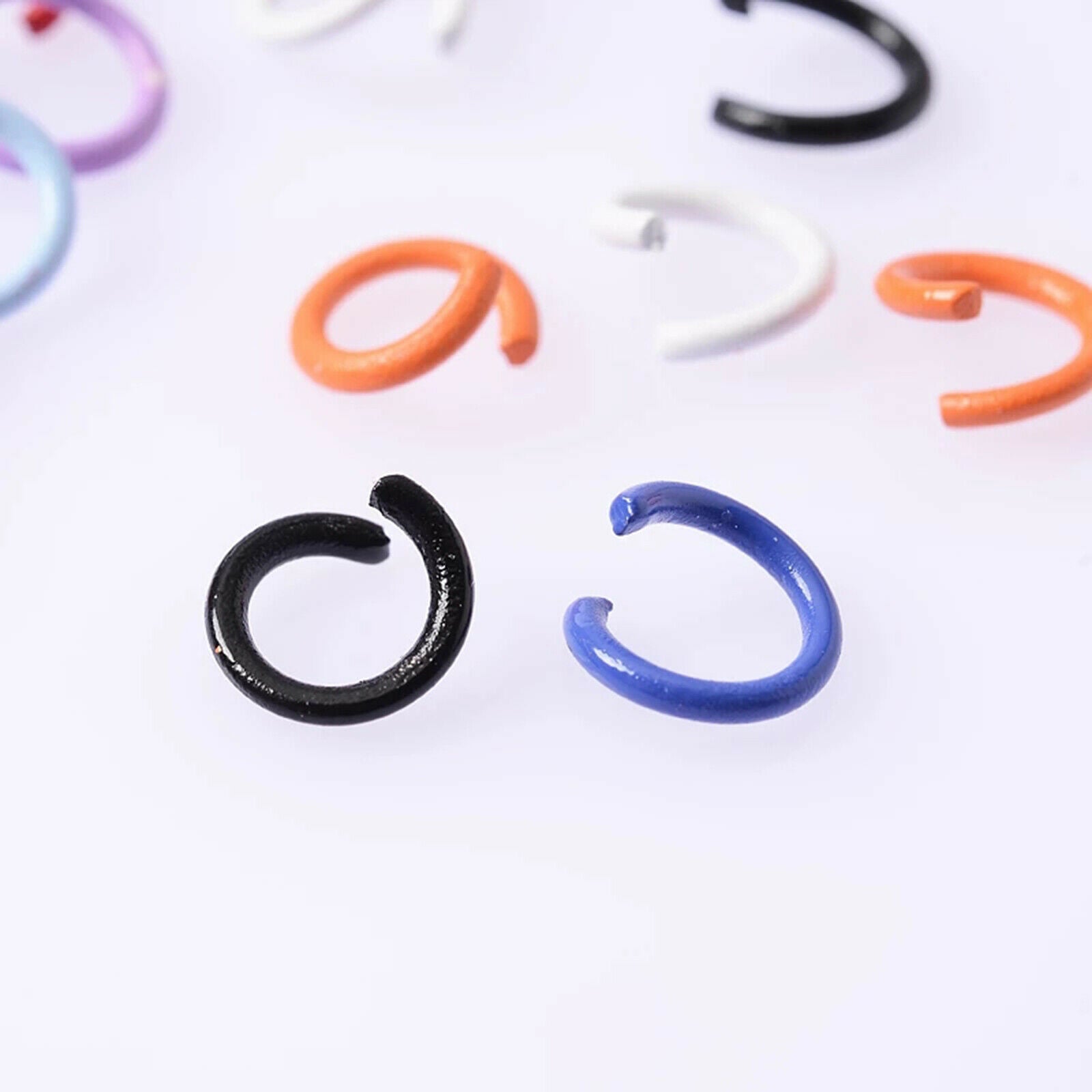 Jump Rings for Jewelry Making, 300 Pcs Mix Color Open Jump Ring, Small Jump