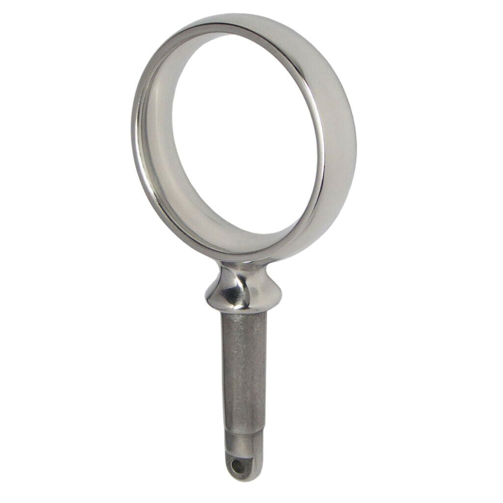 2x 316 Stainless Steel 2-1/4" Round Oarlock 1/2"x 2" Shaft for Boat Kayak