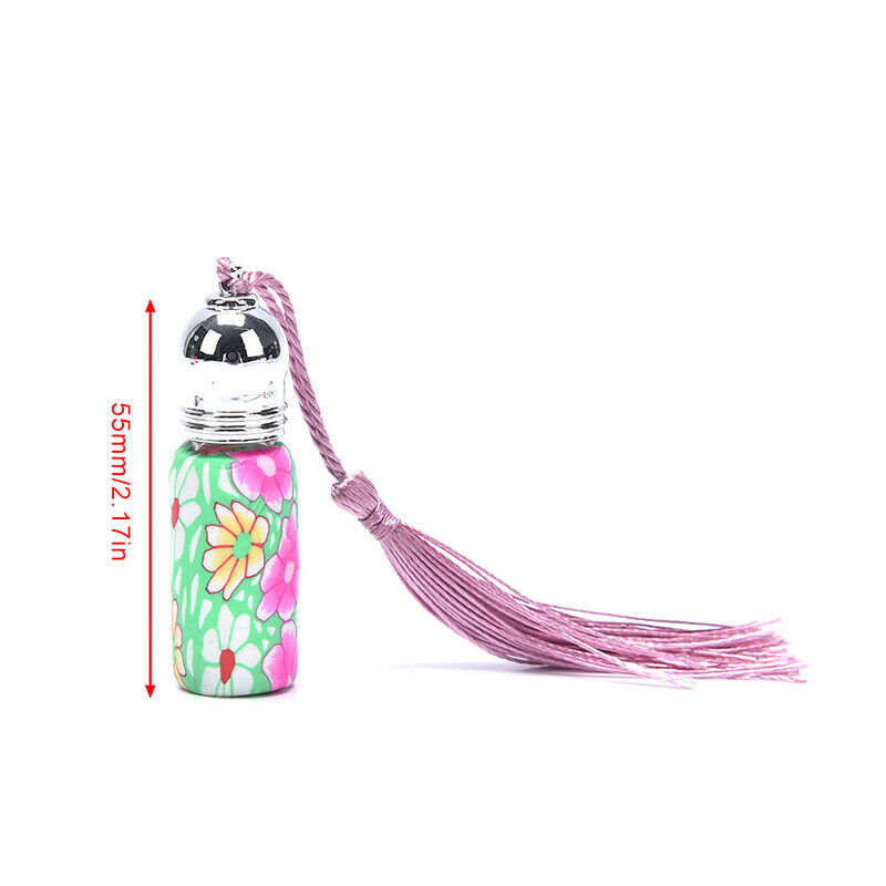 6ml Roll On Perfume Bottles Polymer Glass Bottle Refillable with Roller Ball XC