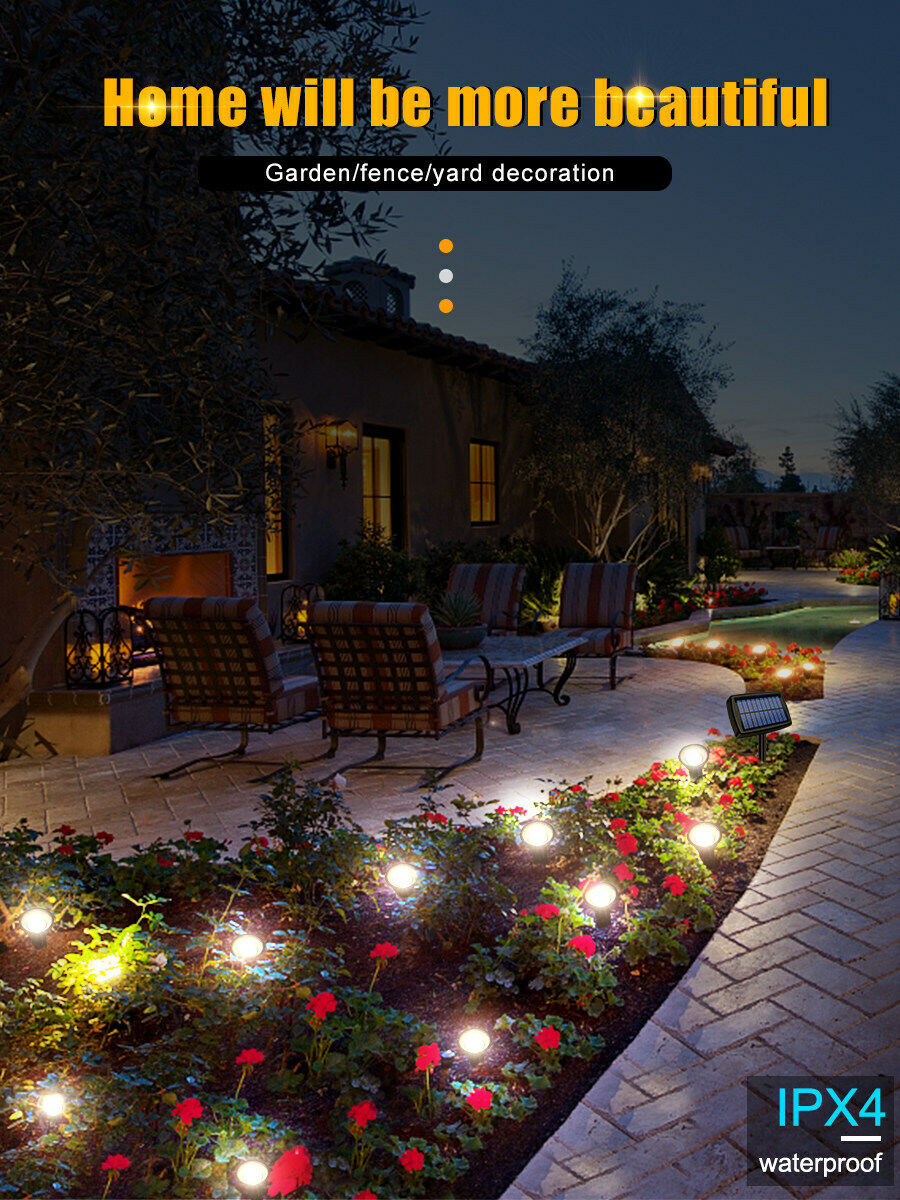 10 in 1 Solar Light  IP65 Waterproof Solar Lawn Light Solar Power Light Outdoors
