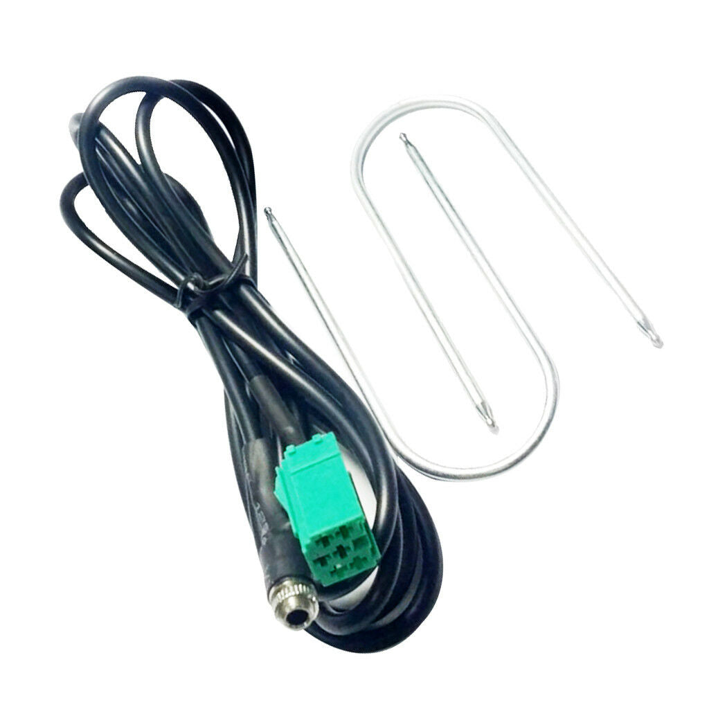 Car Audio Mini ISO 8 Pin 3.5MM Female Connector Adpater Cable for