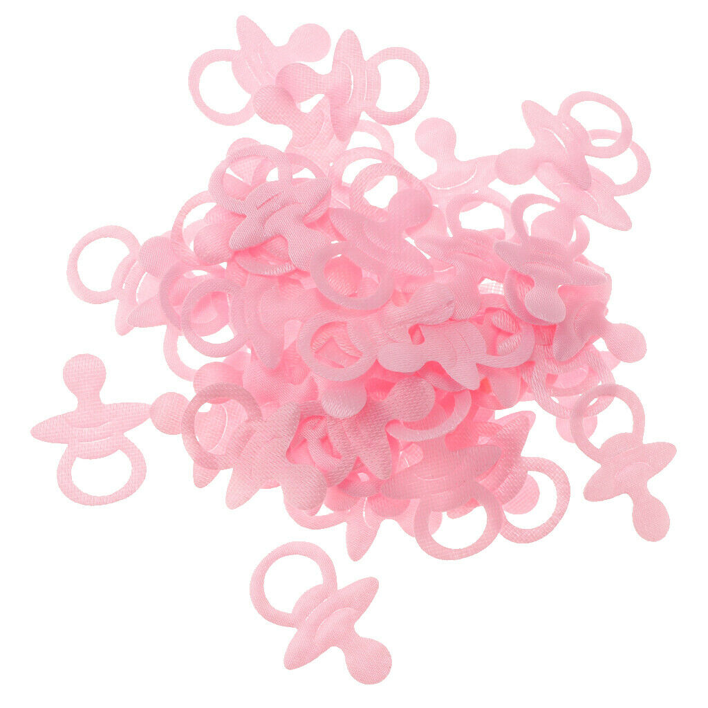 300pcs Baby Pacifier Acrylic Charm Pendant ,Baby Christening Decor, Jewelry