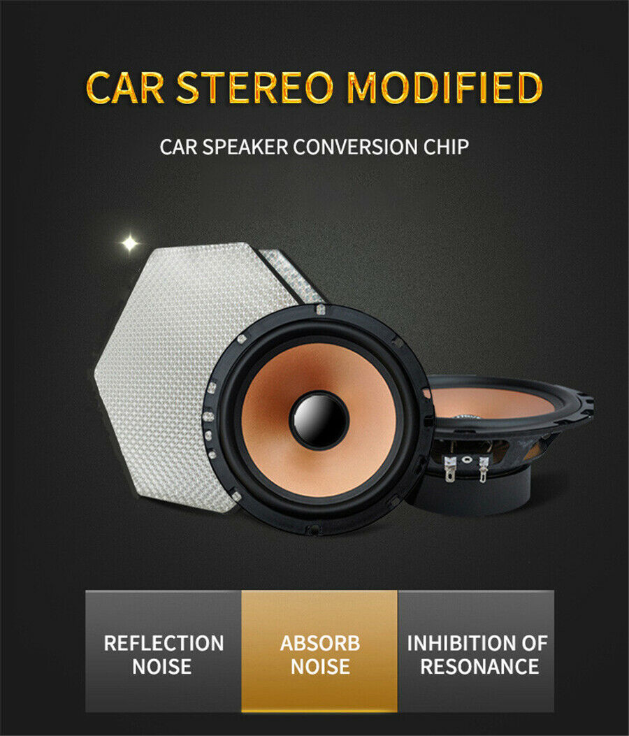 2xUniversal Sound Insulation Material Shock Absorber Board Acoustic Resonance