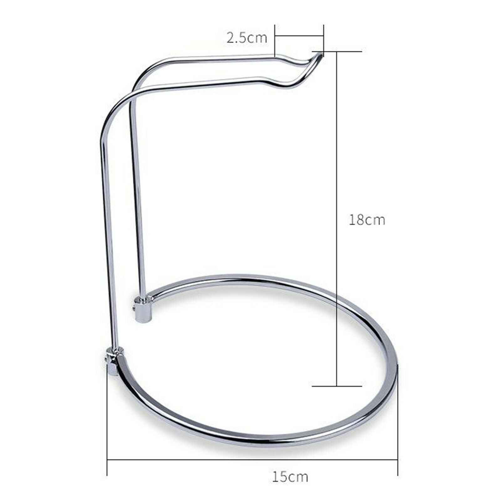Sturdy Fishing Reel Display Stand Stainless Steel Rack Home Accessories