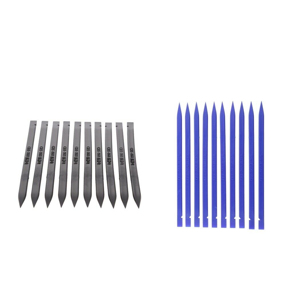 40X Phone Repair Opening Tool Anti Static Plastic Spudger Pry Bar Blue+Black