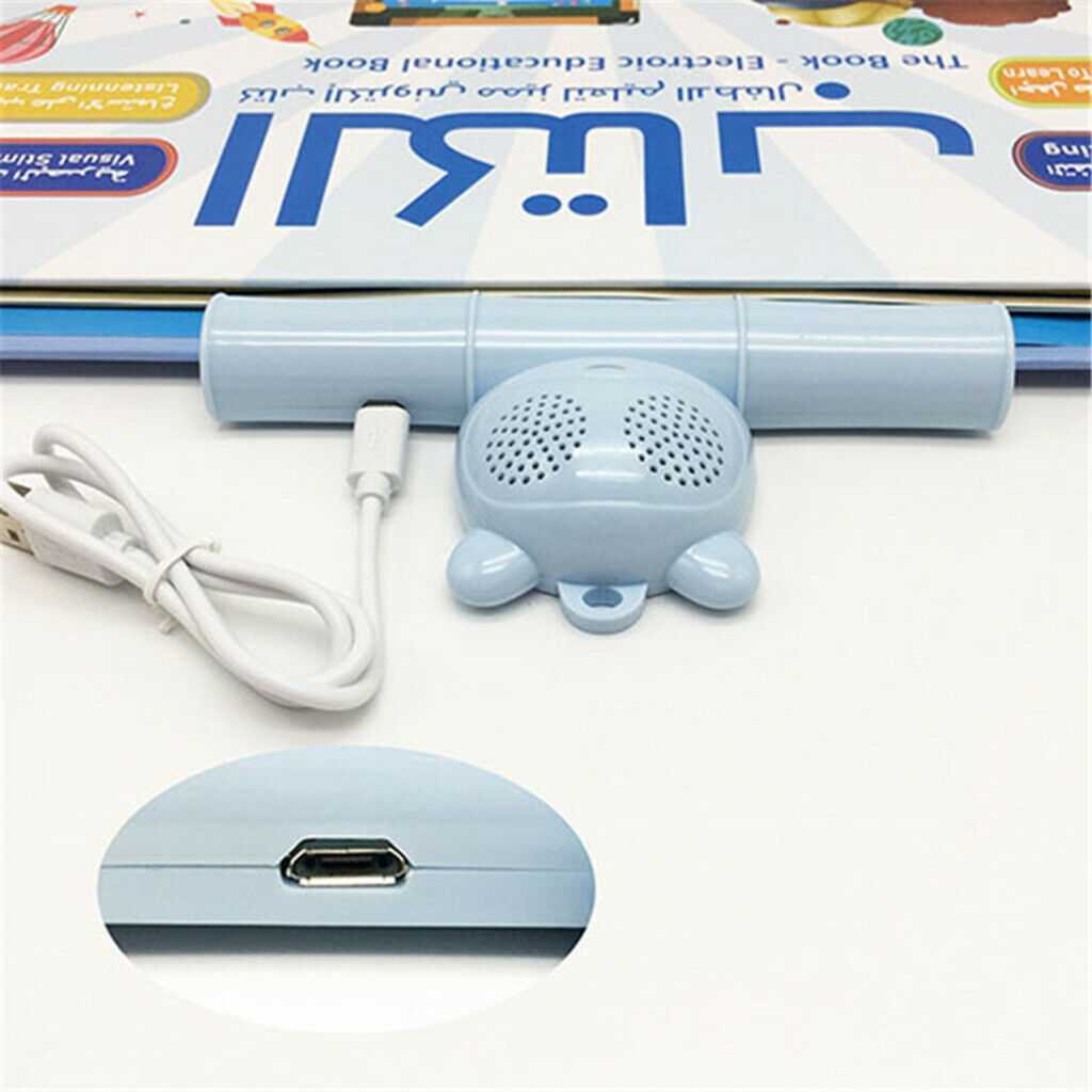Electronic Alphabet Poster Interactive Educational Letters Numbers 123