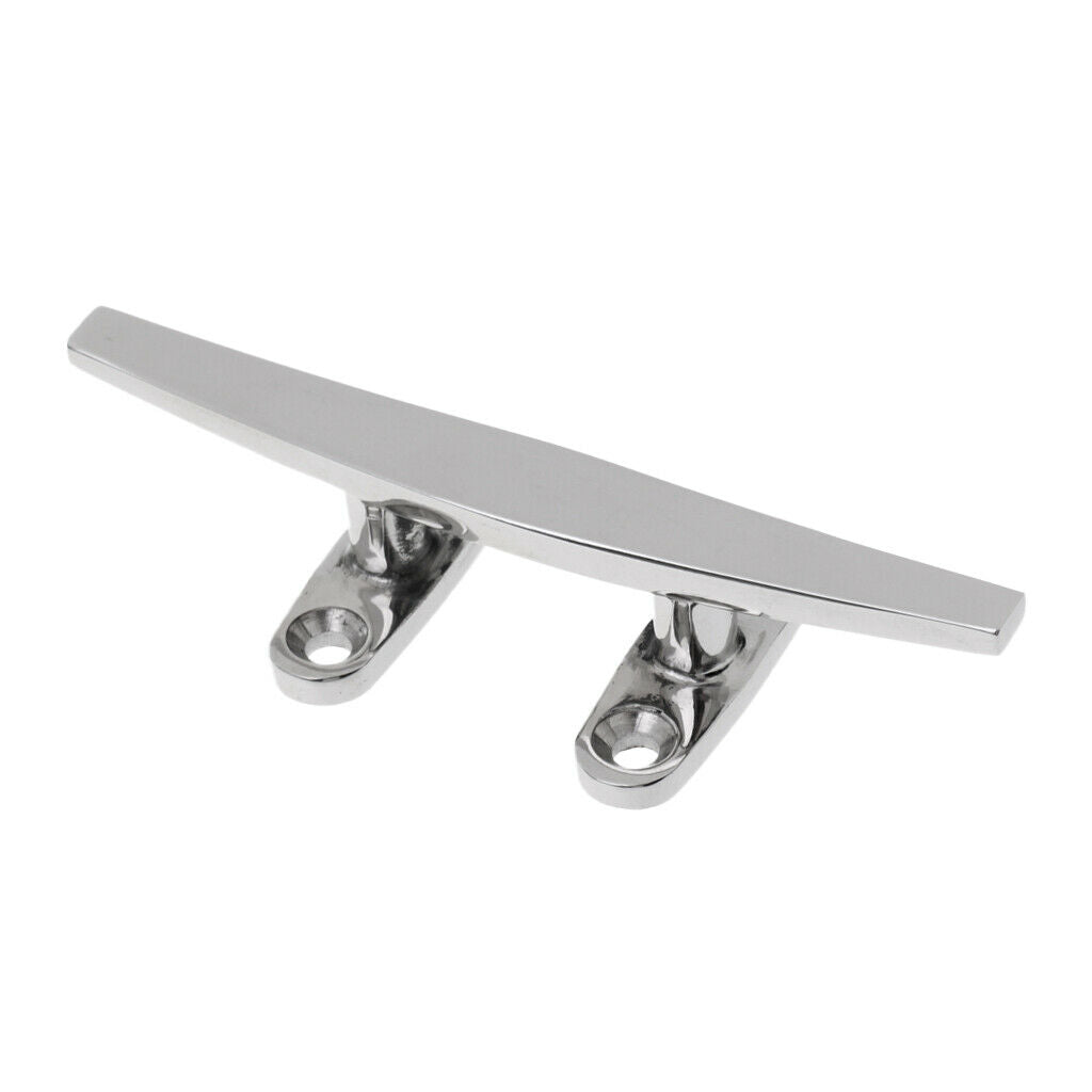Marine Stainless Steel Mooring Dock Deck Line Rope Cleat 5" Boat Accessory