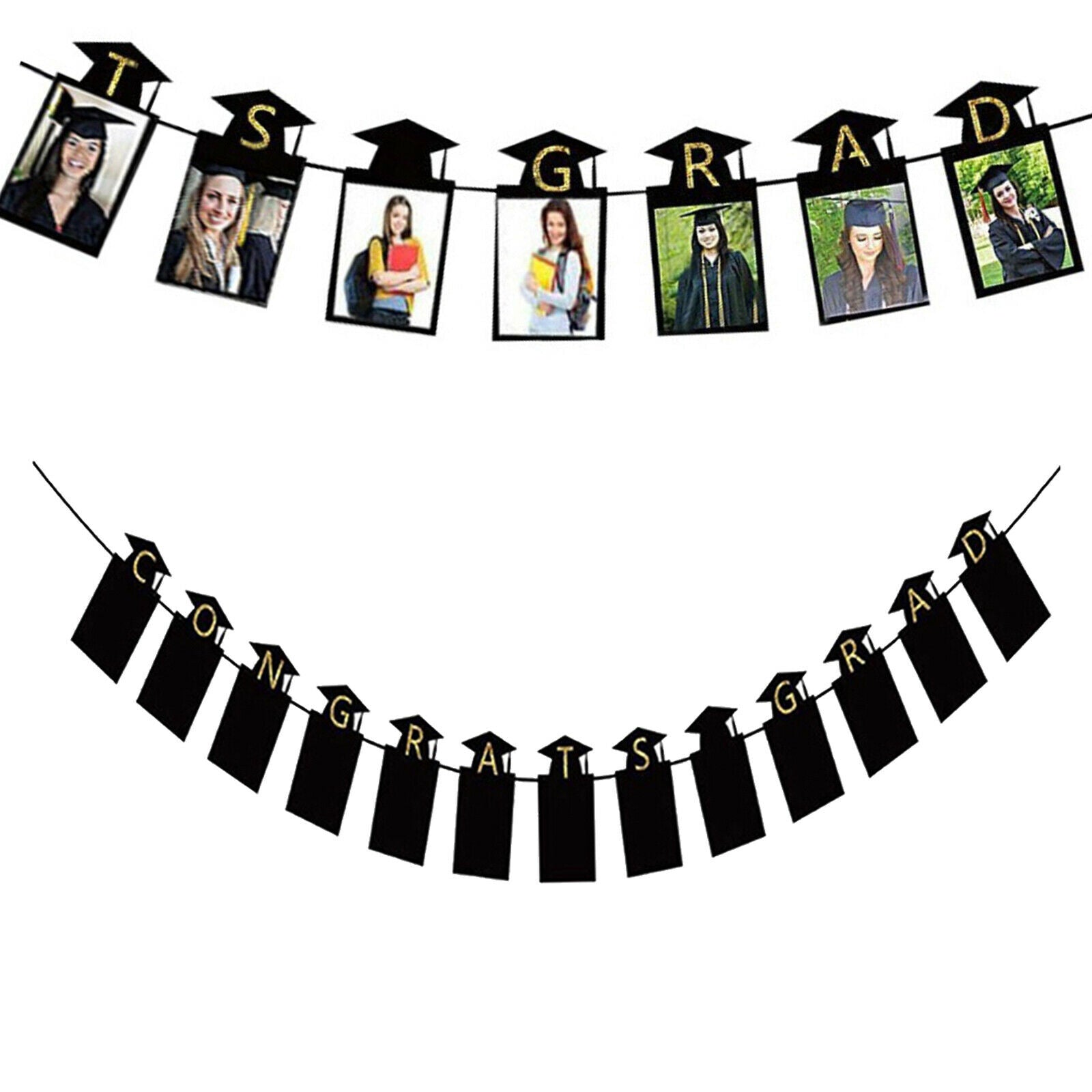 2021 Photo Banners Bunting Decoration Bachelor Graduation Prom Souvenir
