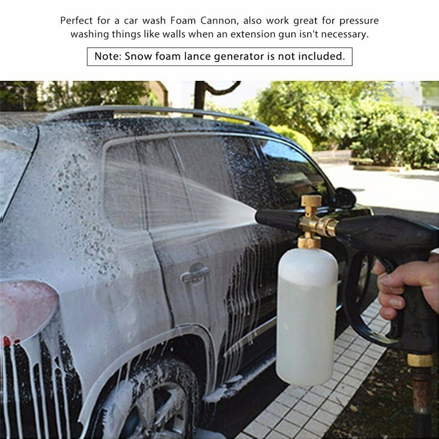 2320PSI High Pressure Car Washer Gun Cleaning Maintenance 3/8" Inlet 1/4" Outlet