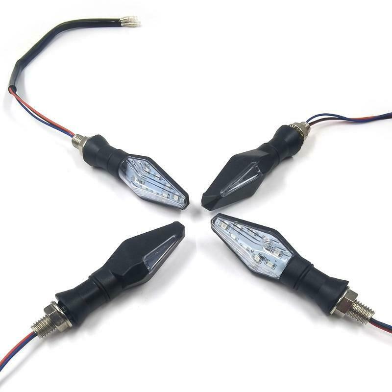 Motorcycle 12LED Two-color Turn Singal Lights 4Pcs for Bike Scooter Waterproof