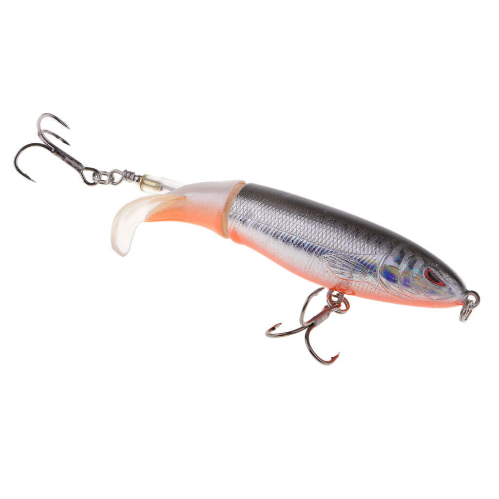 6pcs  Fishing Lure Artificial Floating Fishing Bait 3.94