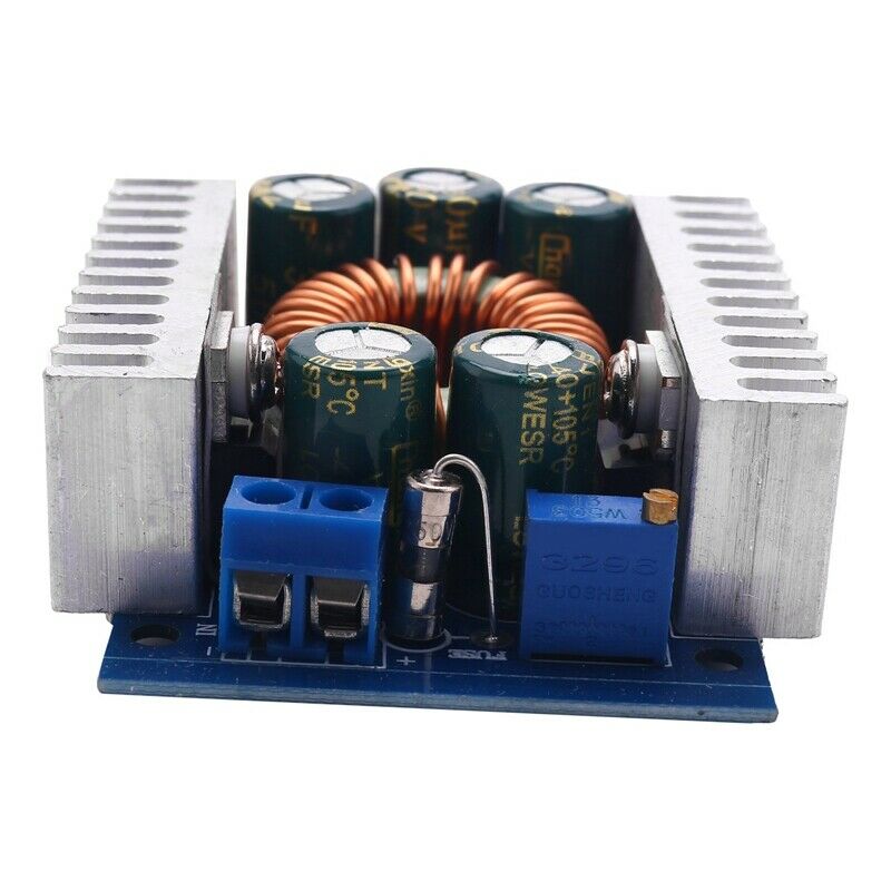 12A Dc-Dc  Mouble Buck Converter Low Ripple with Heat Sink 4.5V-30V To 0.8V-30Y3