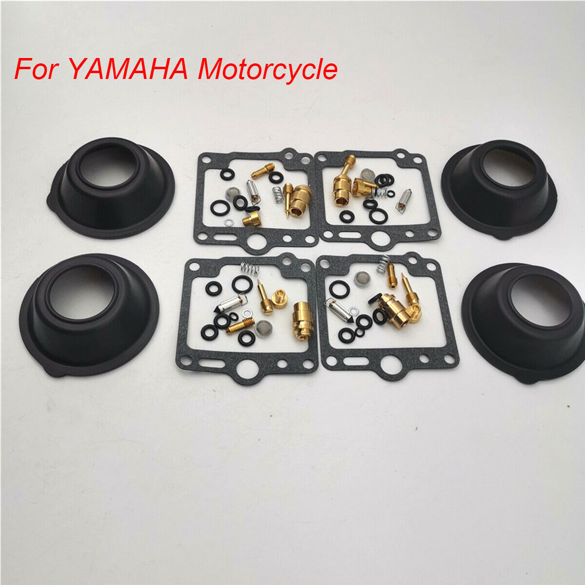 4 Sets Carburetor Repair Kit W/ Diaphragm For YAMAHA XJ700X XJ 700 XJ700 X