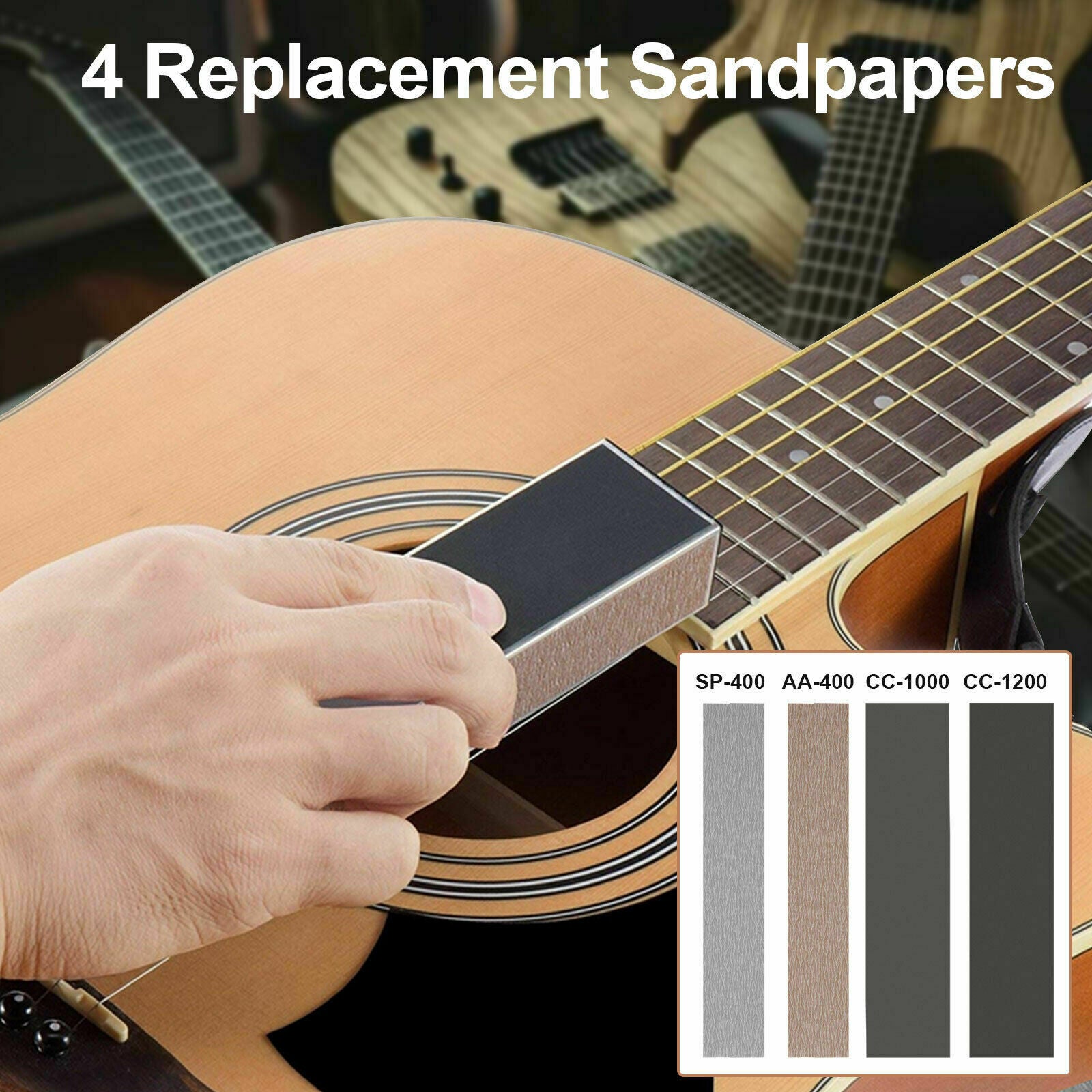 Guitar Rocker Fingerboard  File Fret Crowning Grinding Leveling Luthier Tool Kit