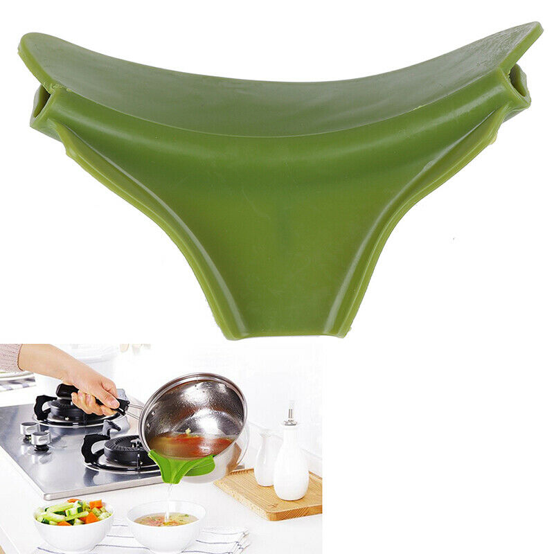 1Pc New Silicone Soup Funnel Kitchen Gadget Tools Water Deflector ToDDAT.l8