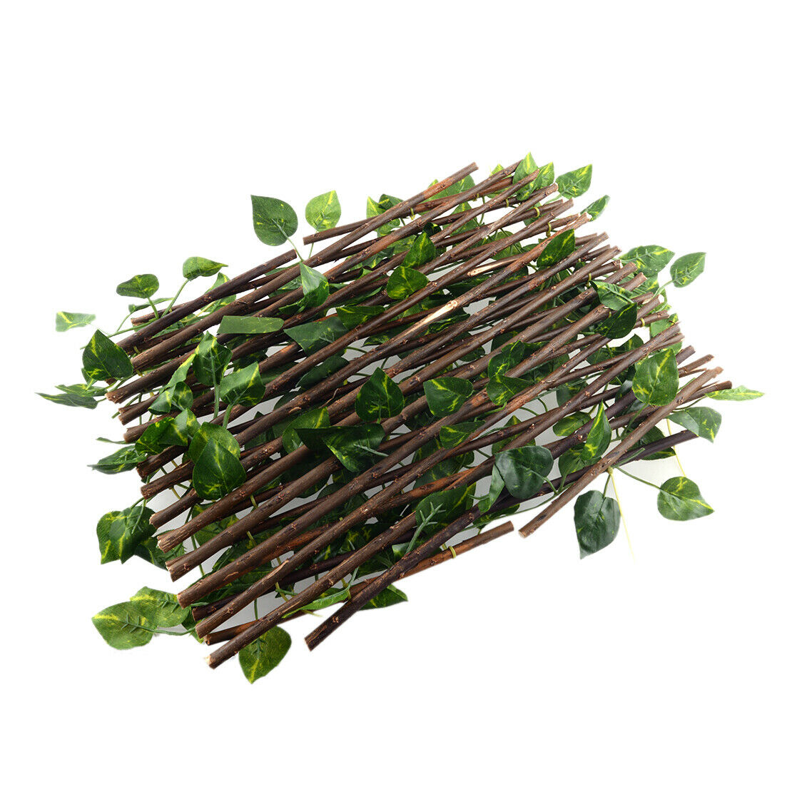 Trellis Artificial Green leaf Fence Wall Expanding Garden Protected Décor.
