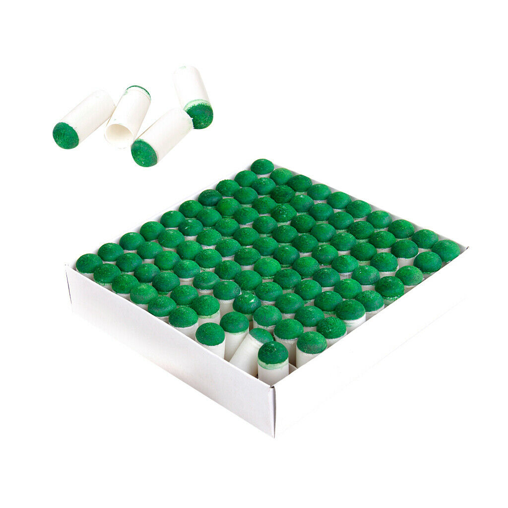 100PCS 10mm Push-on snooker tips pool cue stick slip-on tips
