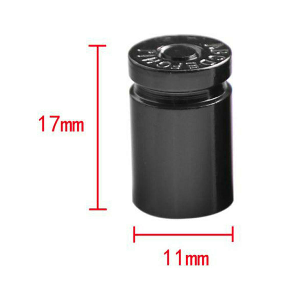 Pack of 4 Aluminum Alloy Car Truck Bicycle Tire Stem Valve Caps Dust Covers
