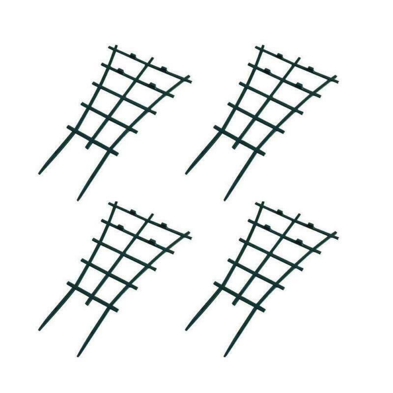 4PCS Garden Mini Climbing Trellis Flower Supports Plant Plastic Stand Hold Hot