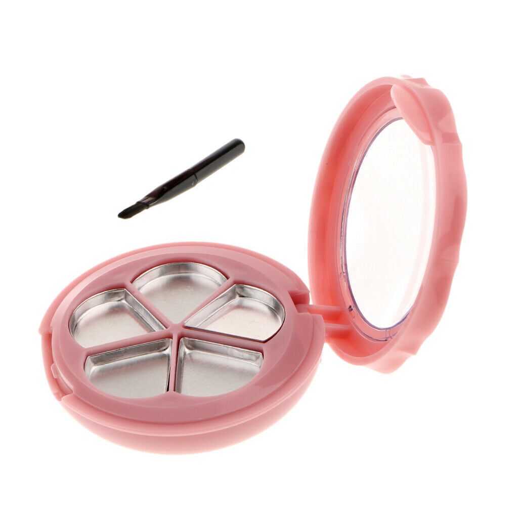 Empty Makeup Palette Powder Eyeshadow Blush Lip Gloss DIY Case Pink