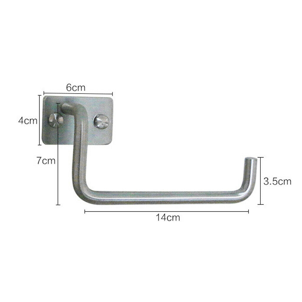 Stainlss Steel Paper Towel Holder Roll Paper Towel Holder Rack Wall Mounted