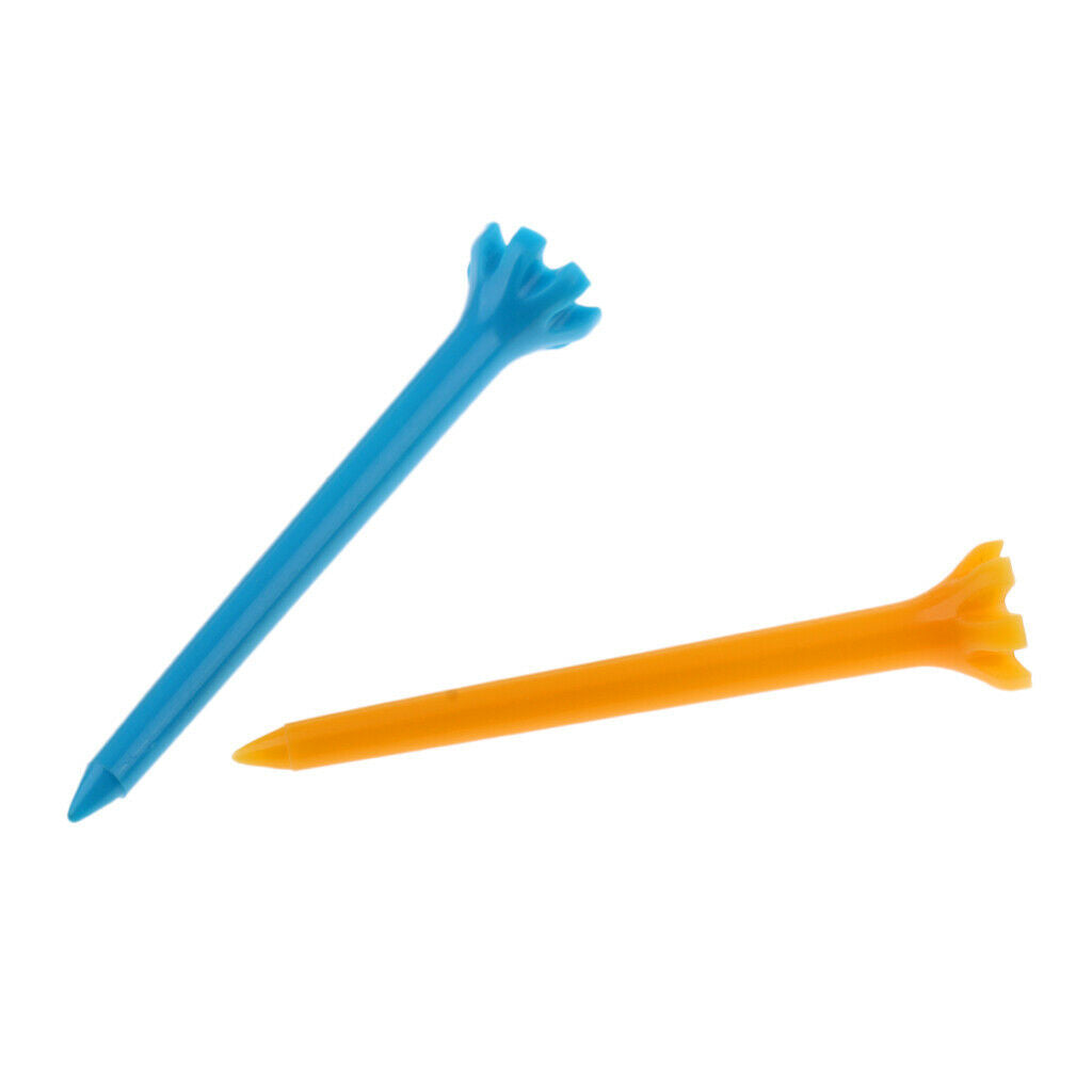 50 Packs Professional Plastic Golf Tee Tees Assorted Color