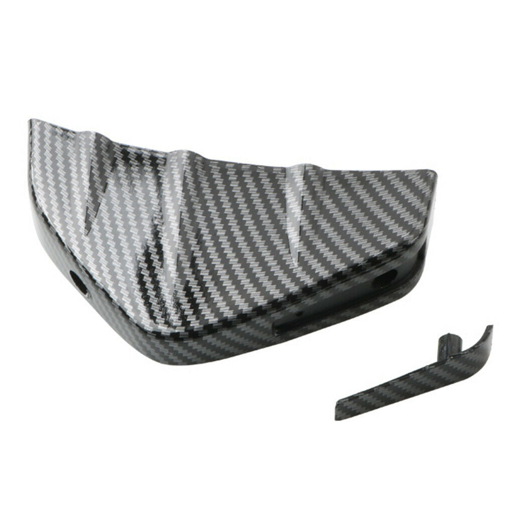 4pcs Black Car Rear Bumper Fins Spoiler Wing Lip Splitter Car Auto Accessories