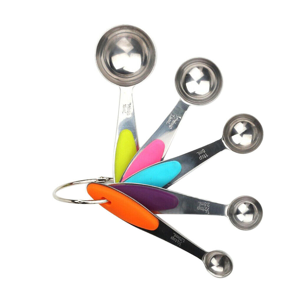 10Pcs Stainless Steel Measuring Cup Spoons Kitchen Baking Measuring Tool Kit