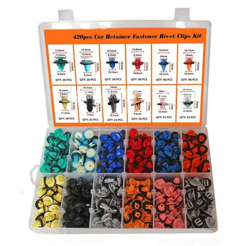 Auto Car Mixed Fastener Clip Bumper Fender-Trim Plastic Rivet-Door Panel Clamp
