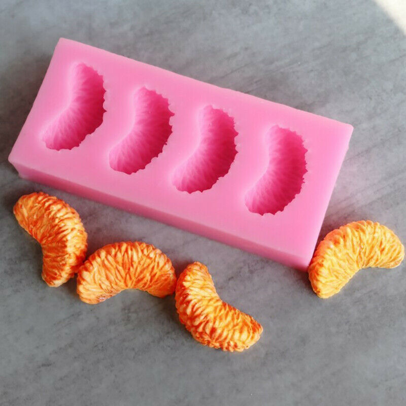 Orange Petal Silicone Molds Soap Candle Making Dessert Baking Home DecoratioFCA