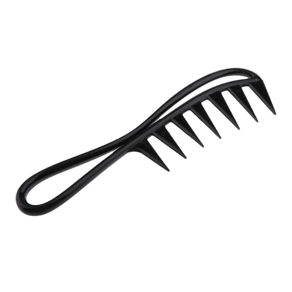 Salon Hairdressing Shower Wide Tooth Detangler Detangling Wet Hair Brush Comb