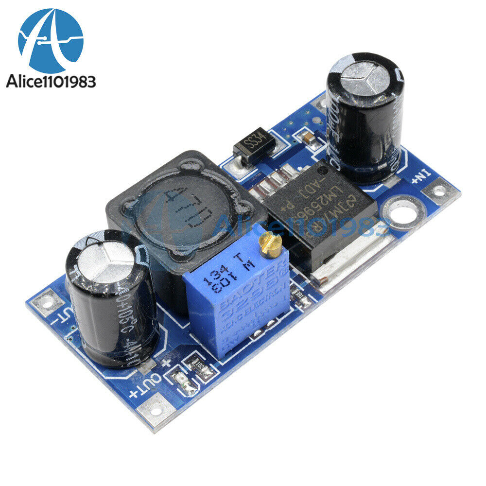 5Pcs DC-DC Buck Converter Step Down Module LM2596 Power Supply Output 1.23V-30V