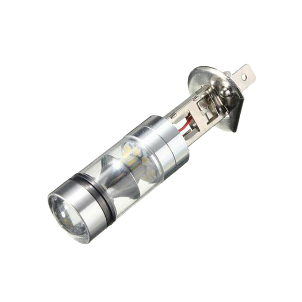 2x H1 20-SMD 100W White XB-D LED Blub Daytime Running Light Fog Driving Lamp