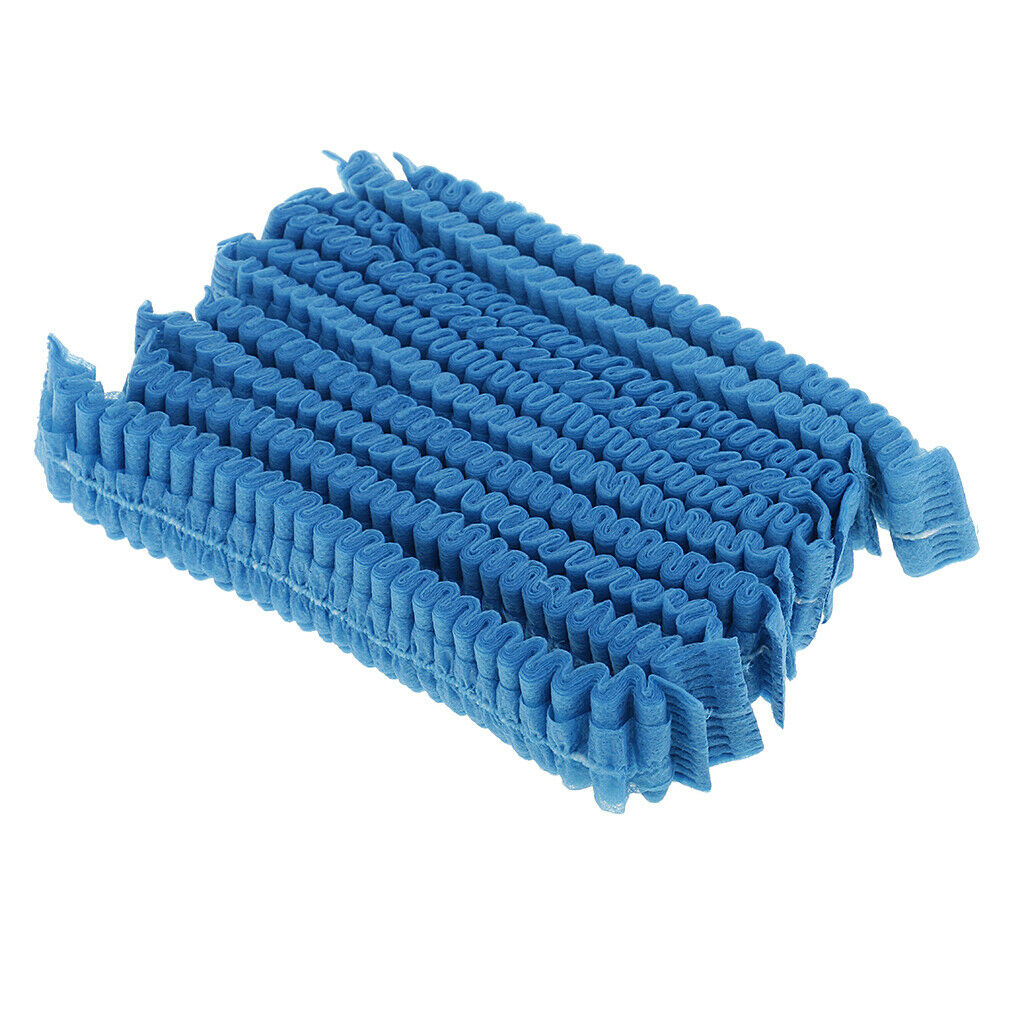 10Pieces Non-woven Disposable Nurse Non-woven Bouffant Hair Net Caps