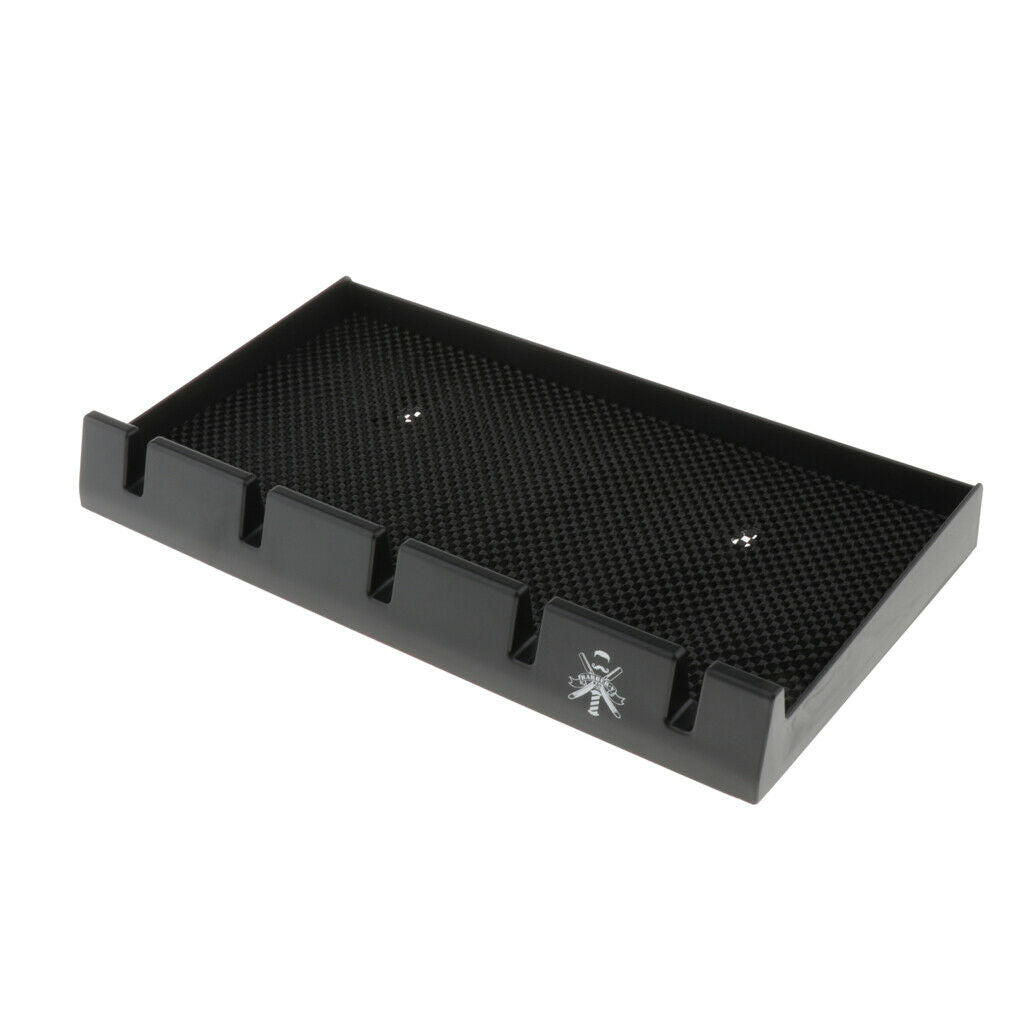 Salon Plastic Hair Clipper Storage Holder Appliance Organizer Stand Tray