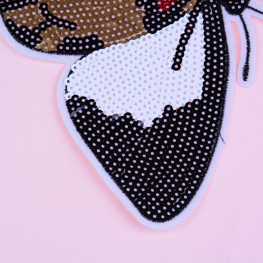1pc butterfly reversible sequined sew on patches for clothes handmade di.l8